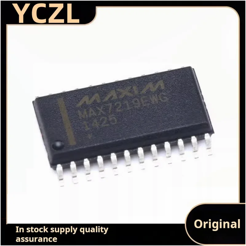 2PCS MAX7219EWG+T SOIC-24 LED driver 8-cijferige SPI-interface origineel echt