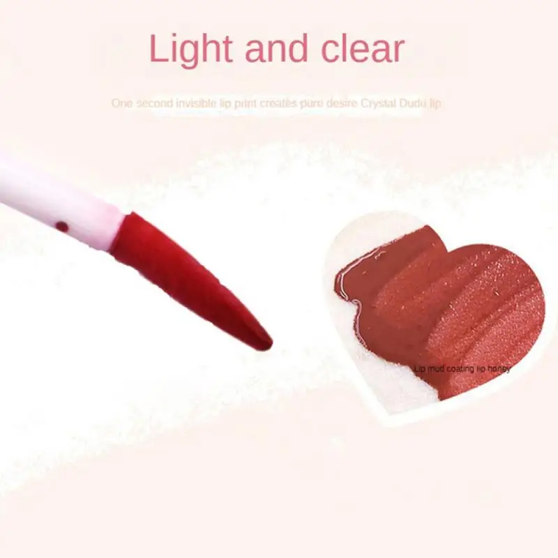 Double Ended Lip Glaze Lip Augmentation ปรับปรุงผิว ความอิ่มตัวต่ํา ธรรมชาติ Lip Makeup ลิปกลอส ให้การแต่งหน้าโปร่งแสง