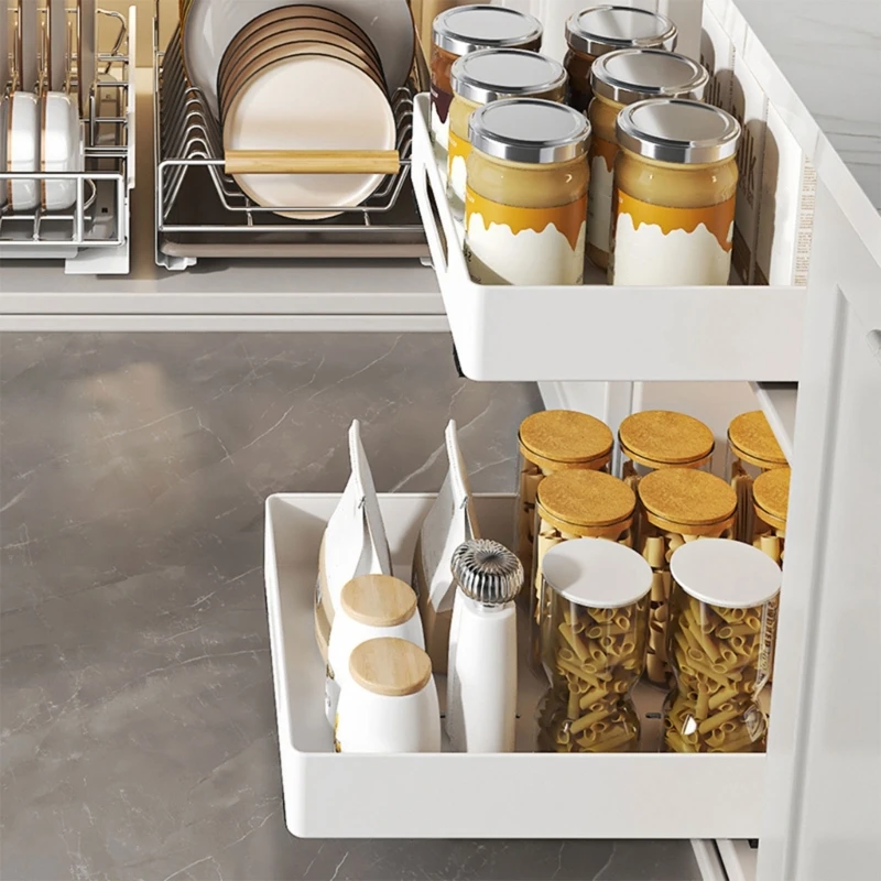 1pc,Cabinet Pull-out Storage Rack,Slide-out Drawer Under Sink,Kitchen Supplies Storage Rack,Kitchen Accessories