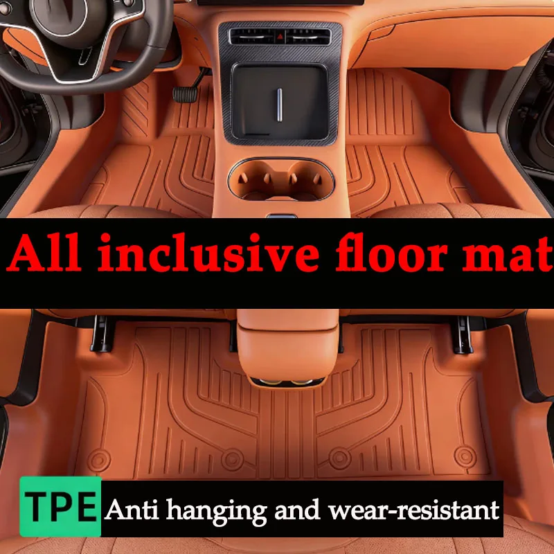 For MG S6 EV 2025 2026 Car All Inclusive Floor Mat TPE Foot Pads Anti-dirty Protector Cover All Season Auto Interior Accessory