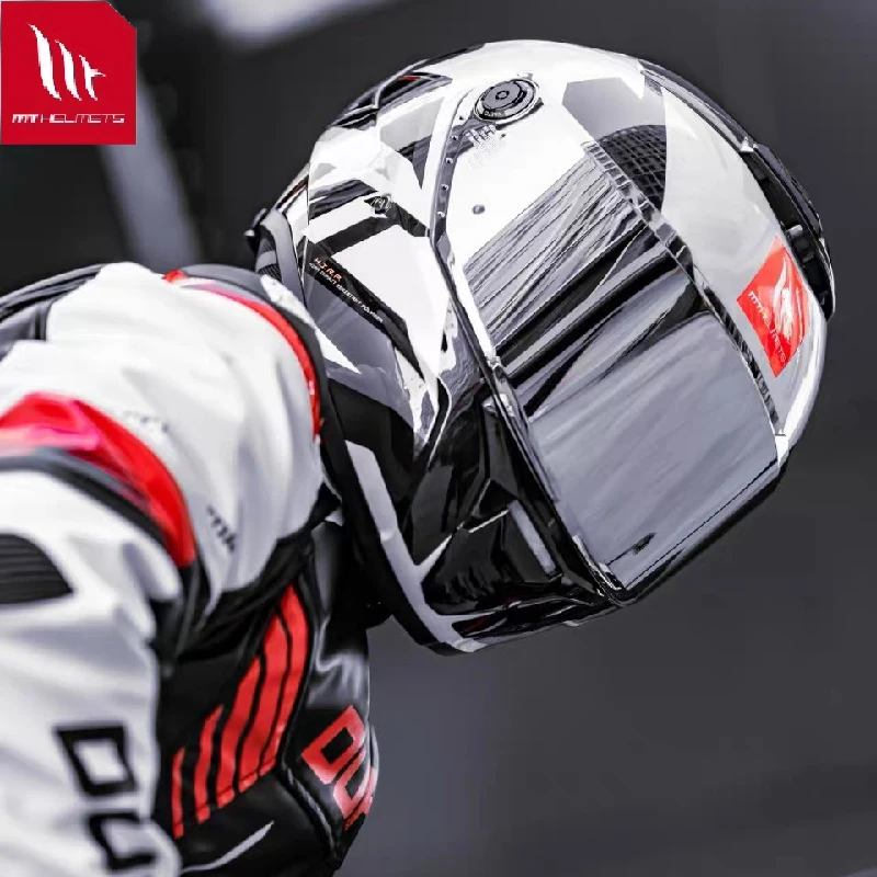 

Original MT Thunder 4 SV Motorcycle Helmet ECE DOT Certification Full Face Double Lens Off-road Helmet Racing Cascos Para Moto