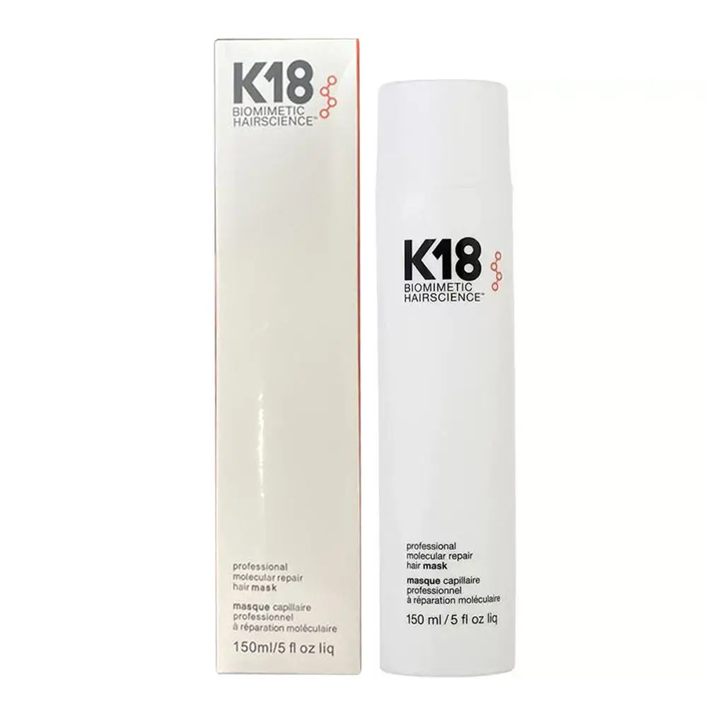 K18 Keratin Repair Leave In Hair Mask Tiefenfeuchtigkeitsbehandlung für geschädigtes Haar, stellt Weichheit und Gesundheit wieder her, 15/50/150 ml