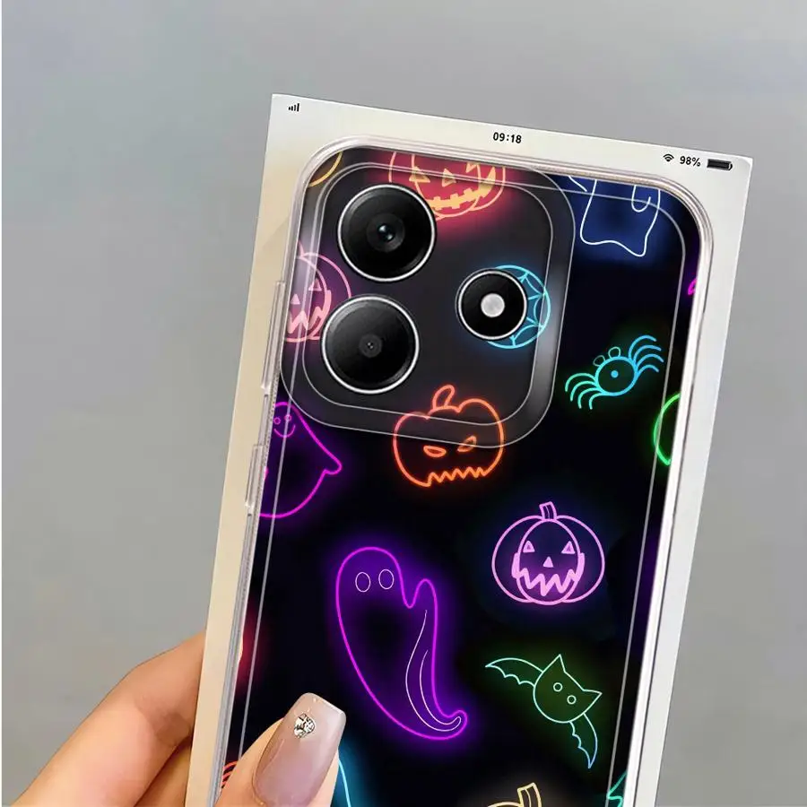 Casing Halloween Lucu dan Imut untuk Xiaomi Mi 11 Lite 11T Pro, Penutup Ponsel Lembut