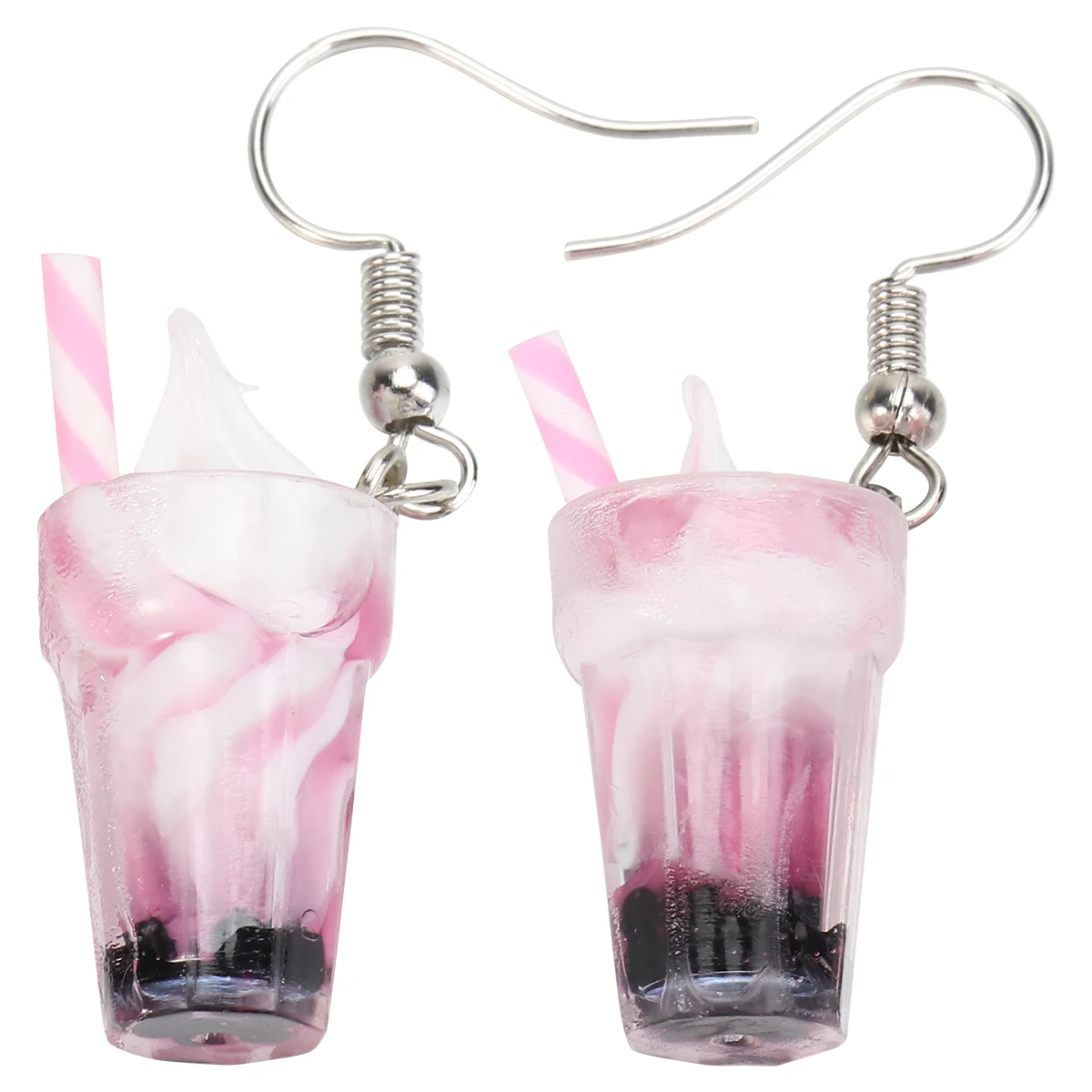 

Ice Cream Milk Tea Earrings Dangle for Women Boho Dessert Japanese-style Quirky Miss