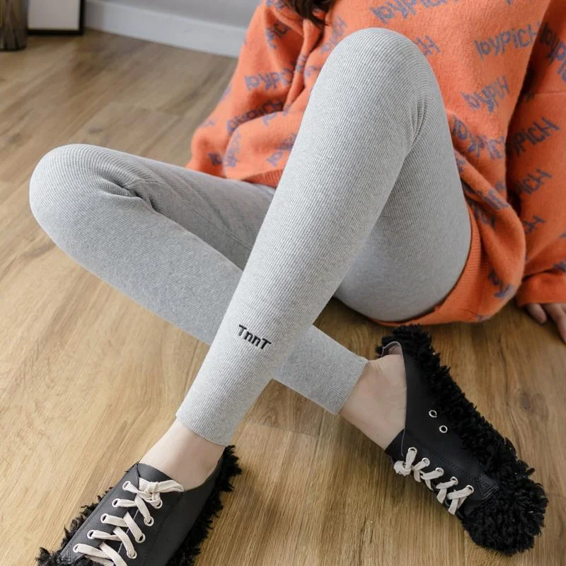 Lamb Velvet Leggings for Women with High Waist New Style Plush Thickened Large Size Integrated Warmth