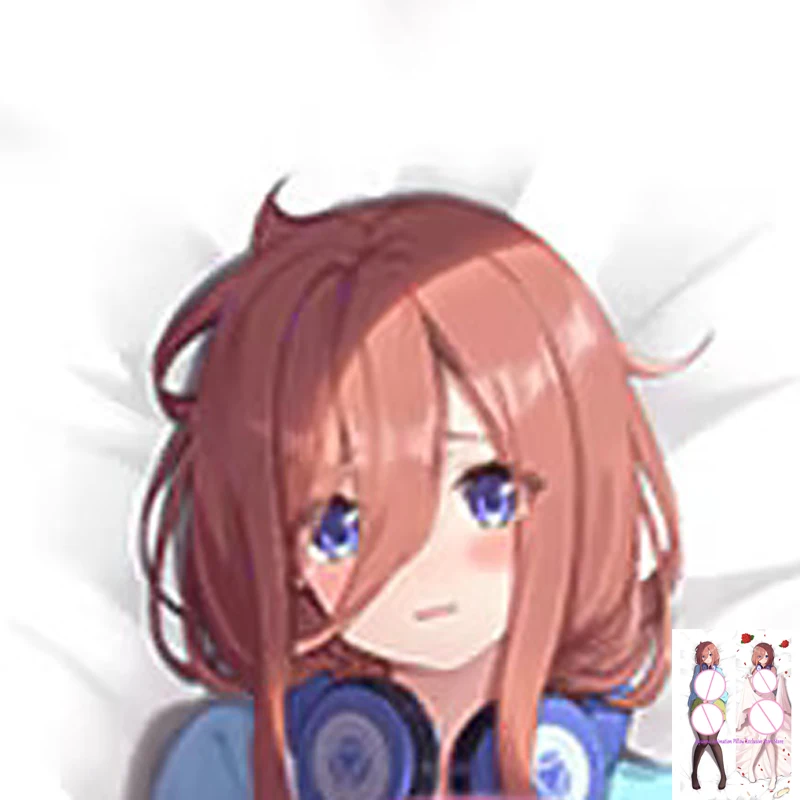 

Dakimakura Anime Nakano Miku Double-sided Print Life-size Body Game Pillow Cover Bedding Gifts