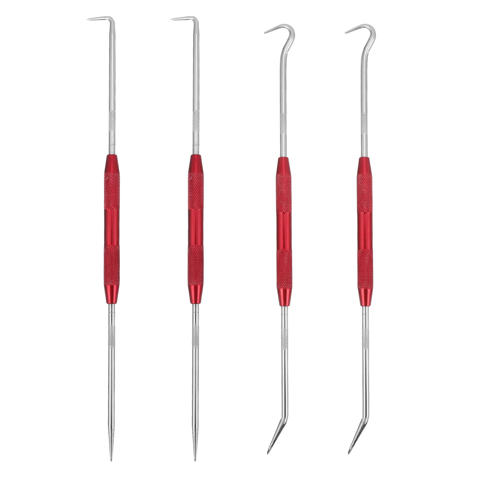 2 set 2 Sets Mini Crochet Hooks O Ring Needle Oil Seal Hook Aluminum Alloy H Suitable for Sweaters Scarves Knitting Projects