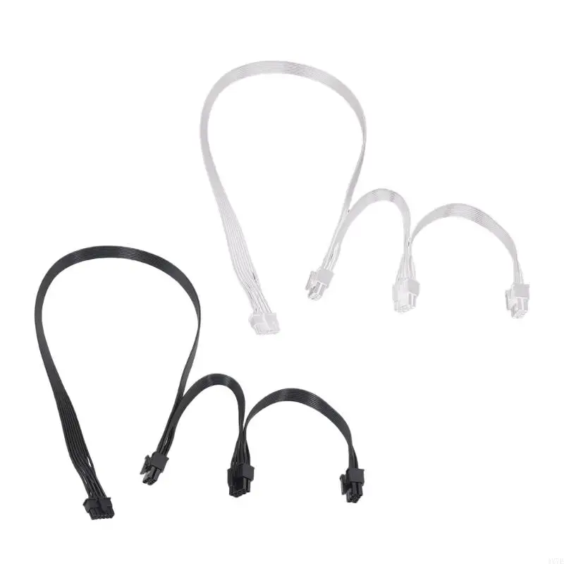 

4X7E PUS Cable 16Pin 12+4 To Triple 8Pin PCIe Power Cable 12VHPWR Gen5.0 Power Supply