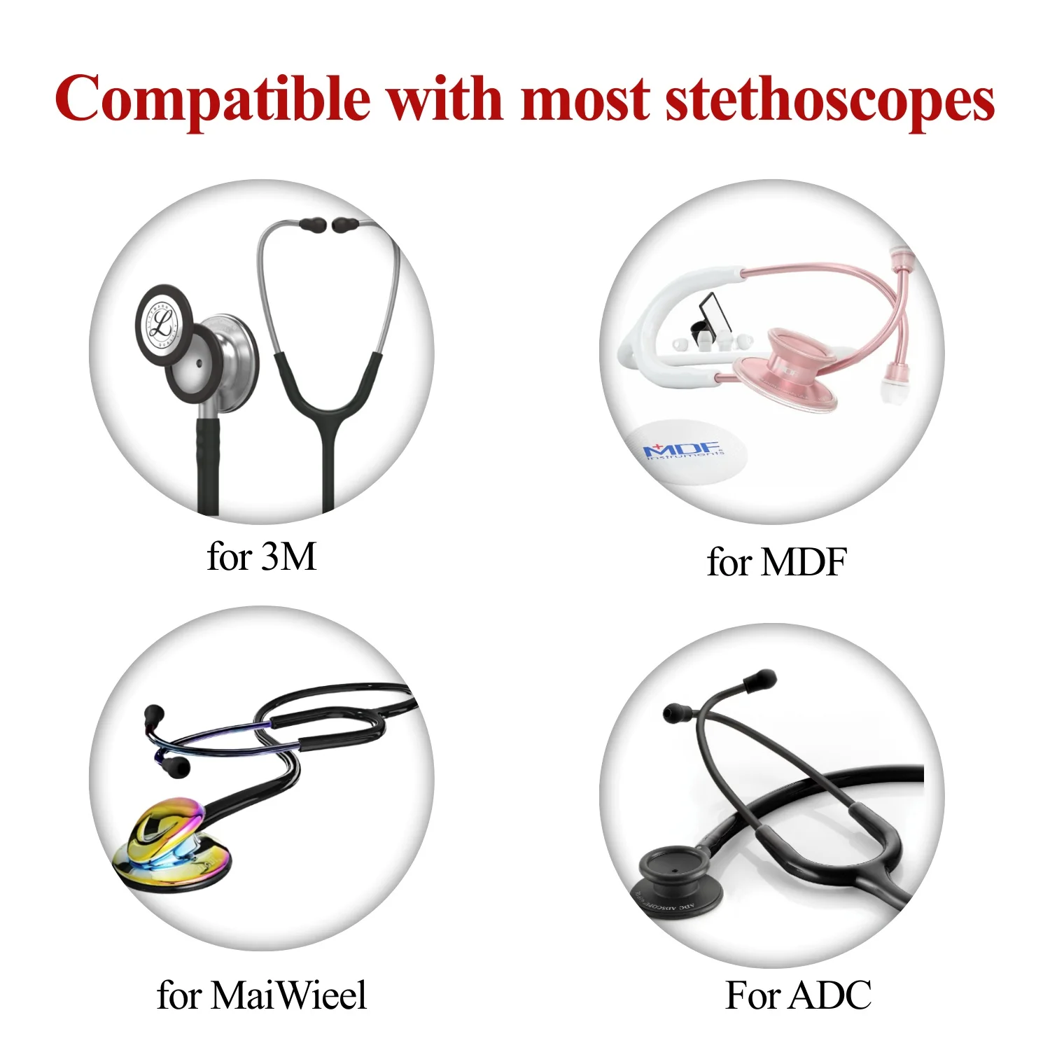 CARENT Stethoscope Accessories Stethoscope Tube Stethoscope Replacement Fit for Littmann Classic III Stethoscope Health Care