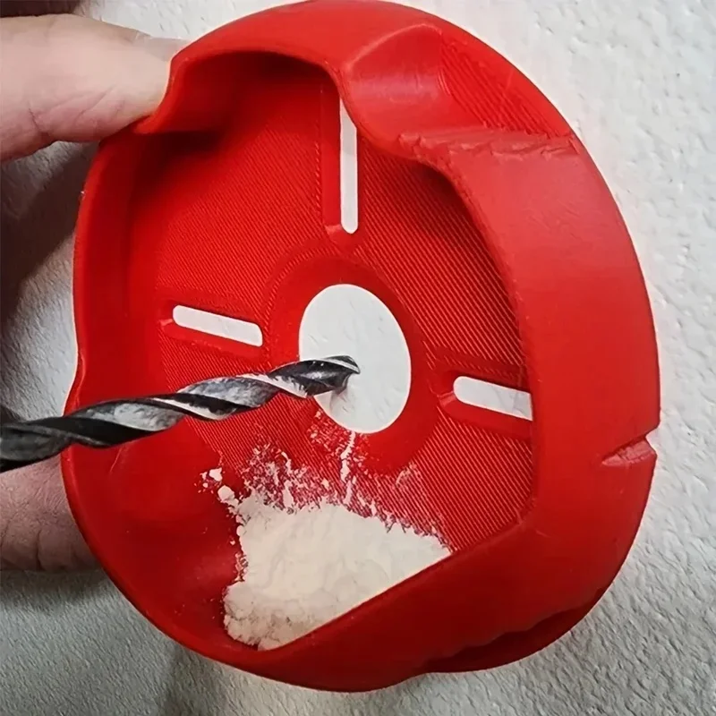 Reusable 3D‑Printed Drill Dust Collector Custom‑Fit Dust‑Proof Accessory for Impact Hammer and Power Drills Home Workshop Use