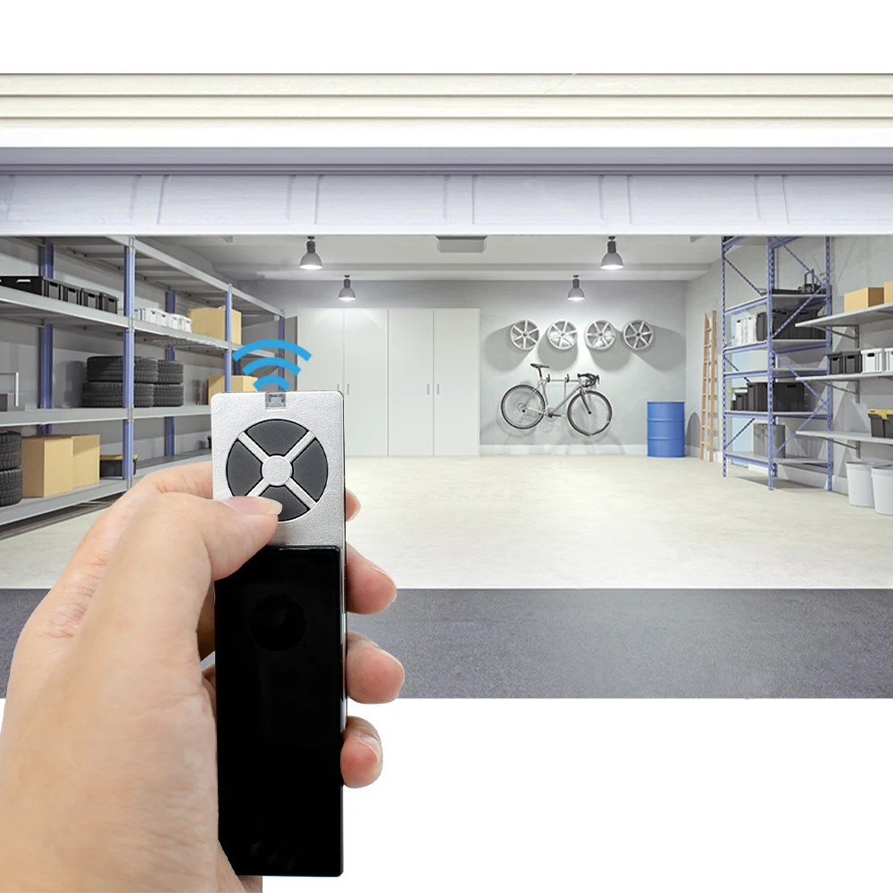 TX4UNI TX2EV TX2REV TX4UNIS TX4UNIF TX4RUNI Garage Door Remote Control 433MHz Rolling Code Gate Opener 4 Buttons