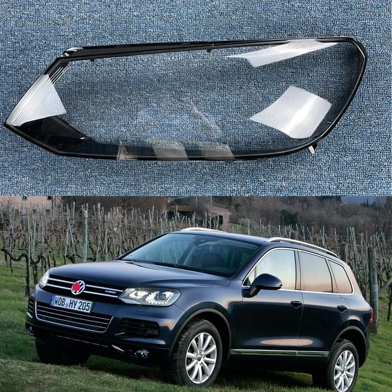 

For Volkswagen Touareg 2011-2016 Headlamp Transparent Cover Headlight Shell Lens Replace The Original Lampshade Plexiglass