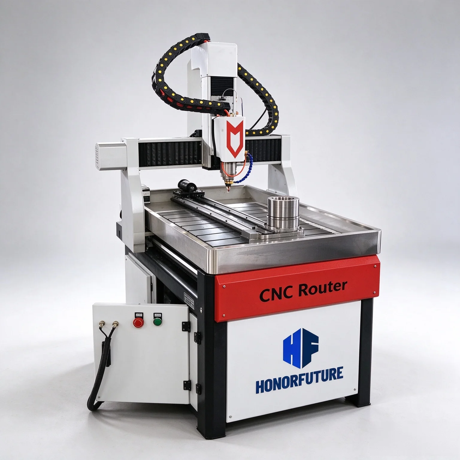 High Precision 6090 Cnc Router Wooden Plastic Materials Carving Router Engraving Machine Vacuum Pump Optional Milling Engine