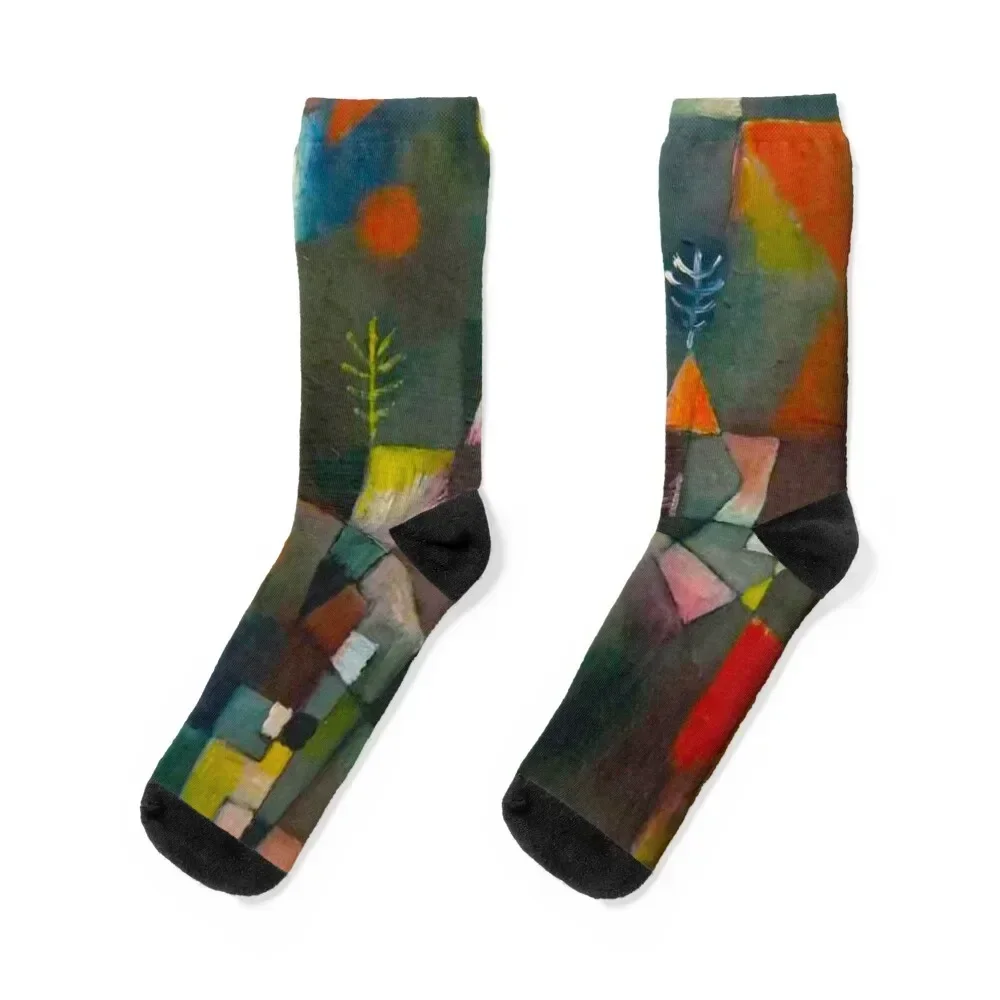 

PAUL KLEE HD - Full Moon 1922 Socks Men's funny gifts FASHION bright garter Socks Girl Men's