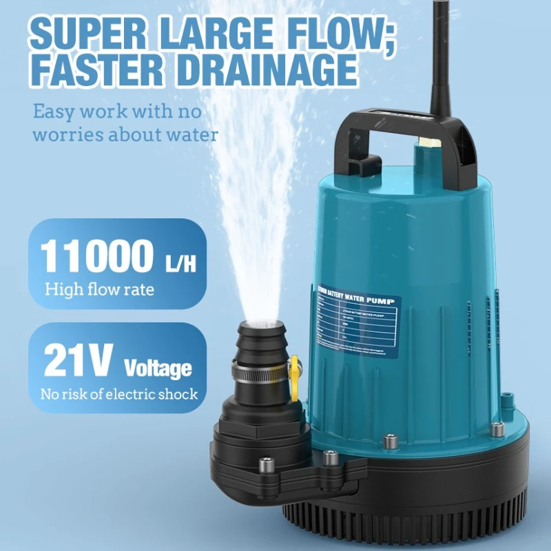 Bombas de Agua Sumergibles Portátiles de Gran Caudal y Alta Presión, Bomba para Estanques de Peces, Bomba de Agua para Peceras, Bombas Multifuncionales para Exteriores