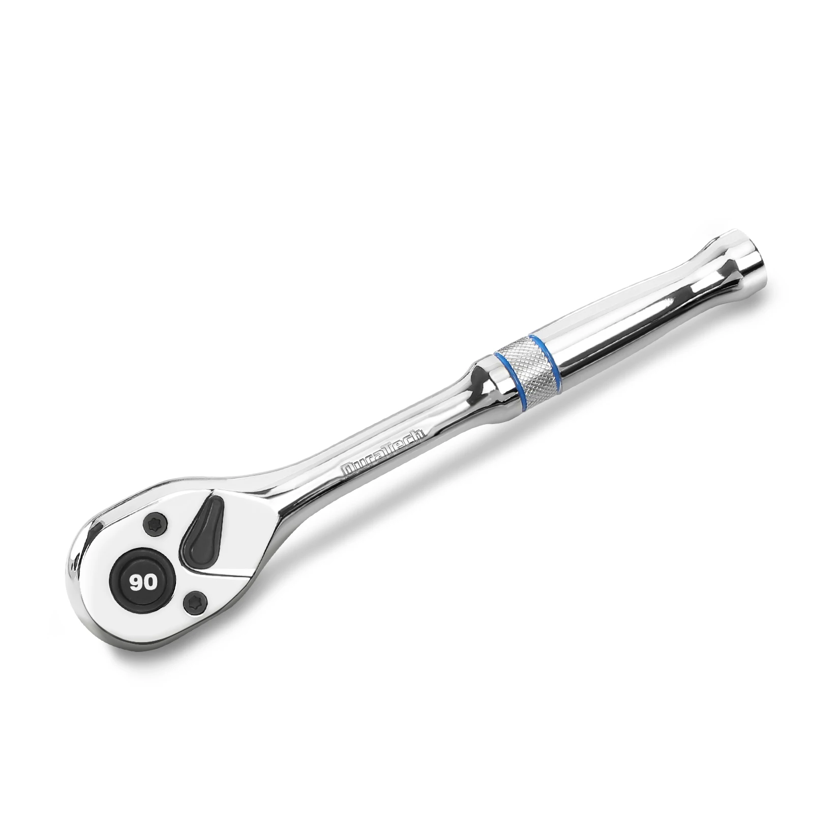 

DURATECH 3/8" Dr. 90-Tooth Quick-release Ratchet Handle Reversible Drive Ratchet Wrench Full Polished Home DIY Hand Tools