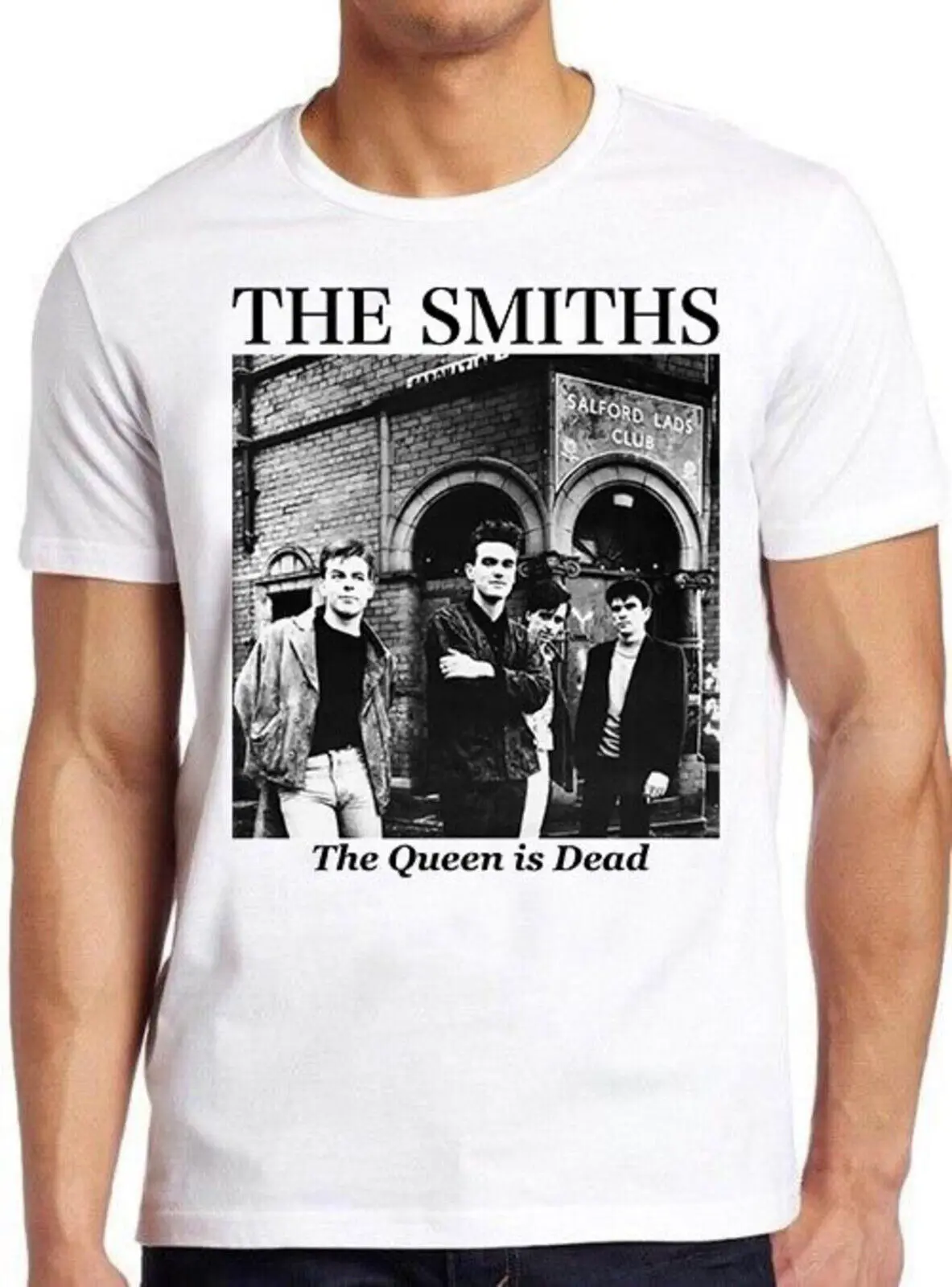 

The Smiths The Queen Is Dead Punk Gift Tee Band Mus Vintage T Shirt 1172