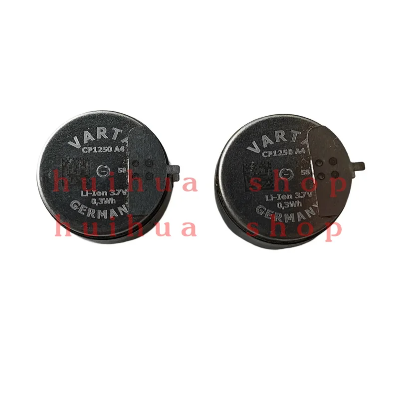 2pce VARTA para Shure SBE1DYBK1-CHN batería de auriculares Bluetooth CP1250 80mAh 3,7 v