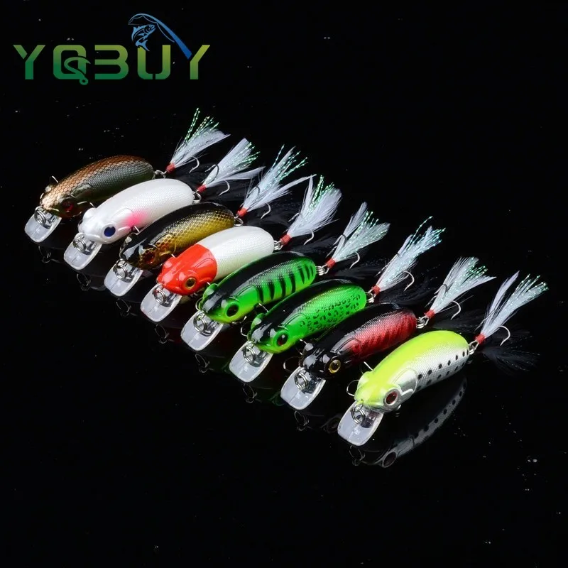 

Fishing Lure 6cm/9.8g Swimbait Crankbait Fishing Wobble Hard Baits for Bass Trout Freshwater and Saltwater