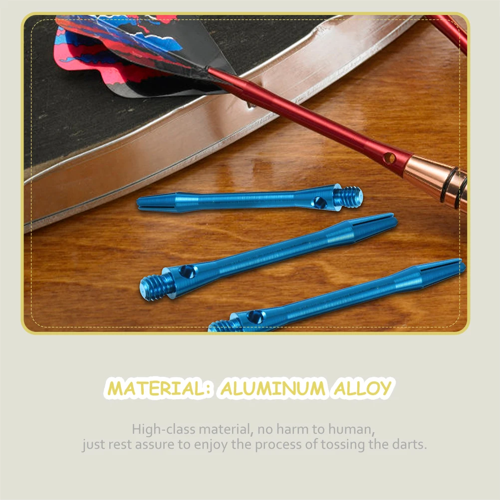 

12 Pcs Dart Rod Accessories Thread Rods Sturdy Shafts Design Blue for Steel Tip