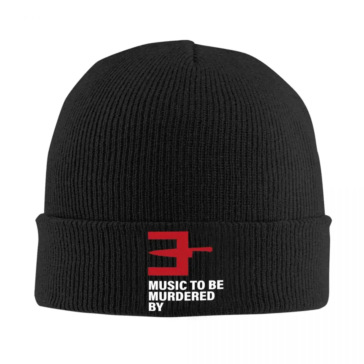 Eminem Merch Mtbmb Knife Knitted Hat Women's Men's Beanie Autumn Winter Hat Acrylic Hip Hop Music Album Warm Cap