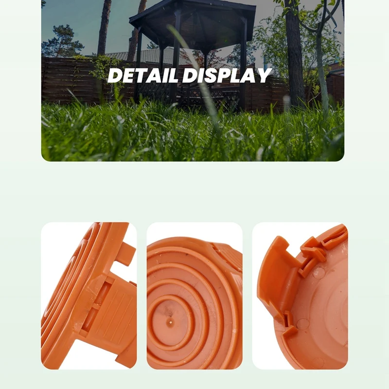 A24F-50019417 Grass Trimmer Spool Cap Cover For WORX Corded Electric String Trimmers Part Replacements