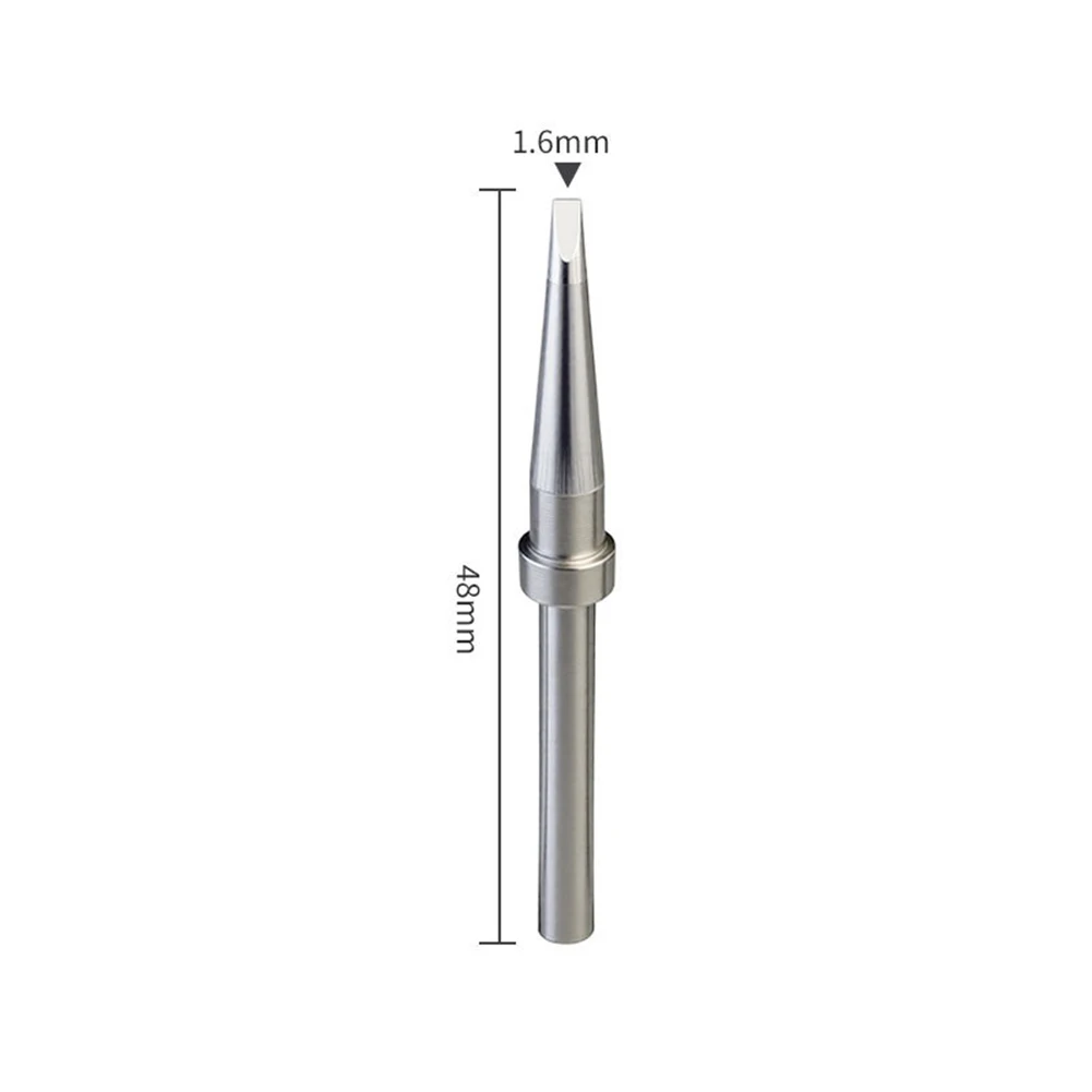 Compatible Soldering Iron Tips Mechanic Soldering Flat Tip Precision Tips Standard Interface Design Three Tip Shapes