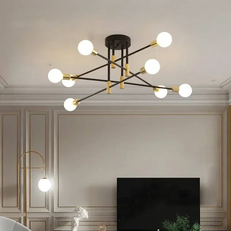

DINDALLLED Modern LED Ceiling Light for Living Room Dining Room Bedroom Study Corridor Round Chandelier Fixture Ceiling Light