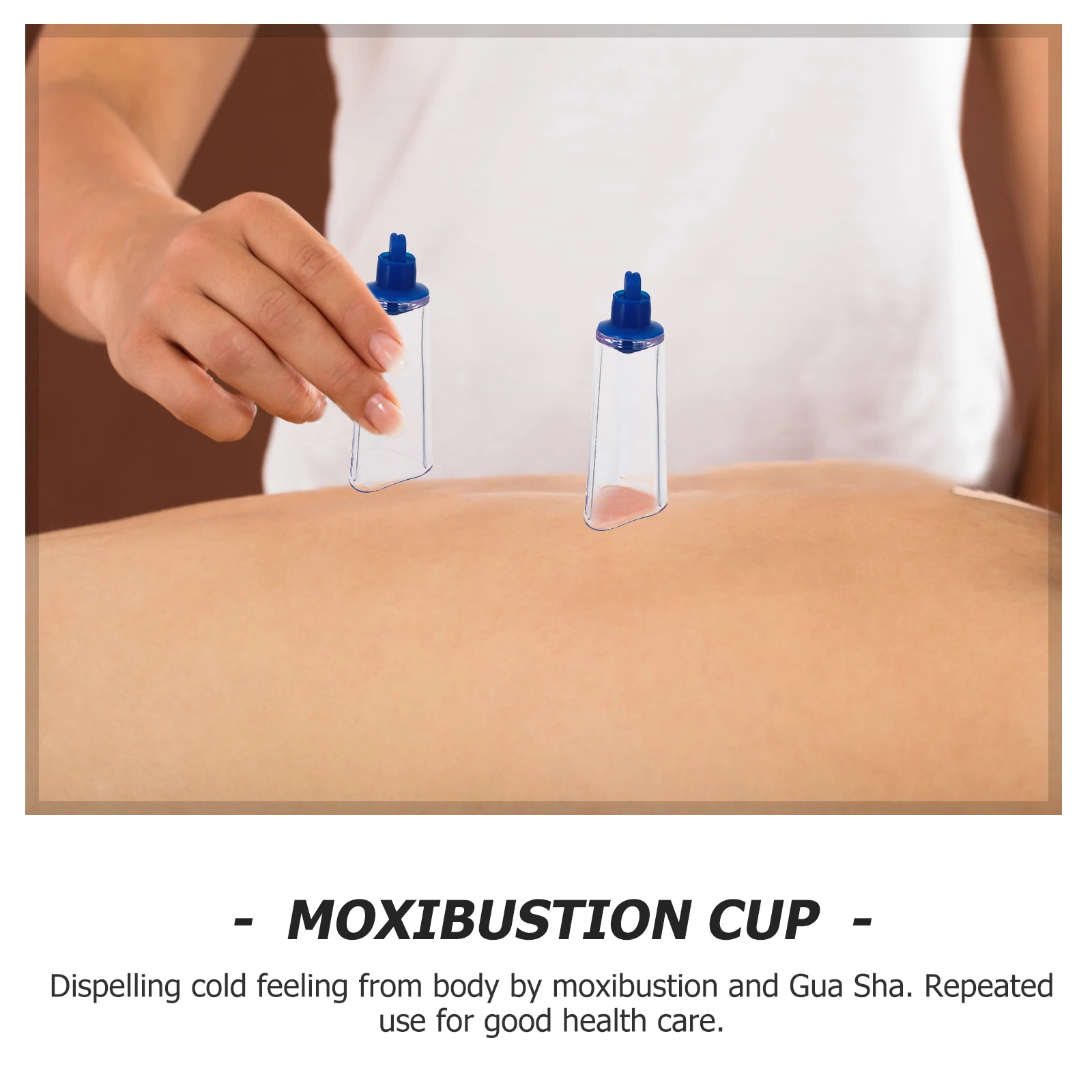 

2 Pcs Therapy Device Suction Cups for Facial Massage Plastic Moxibustion Cup Moxibustion Treatment Vacuum Jars Tools Plastic