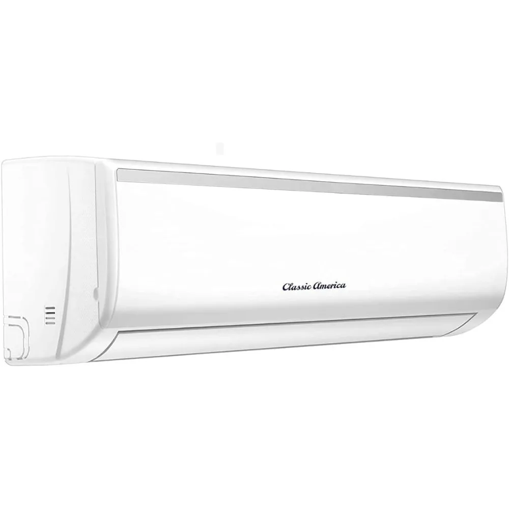 Aire acondicionado Mini Split AC, aire acondicionado sin polvo/montado en la pared, inversor de ahorro de energía, incluye Kit de instalación de 16 'y control remoto