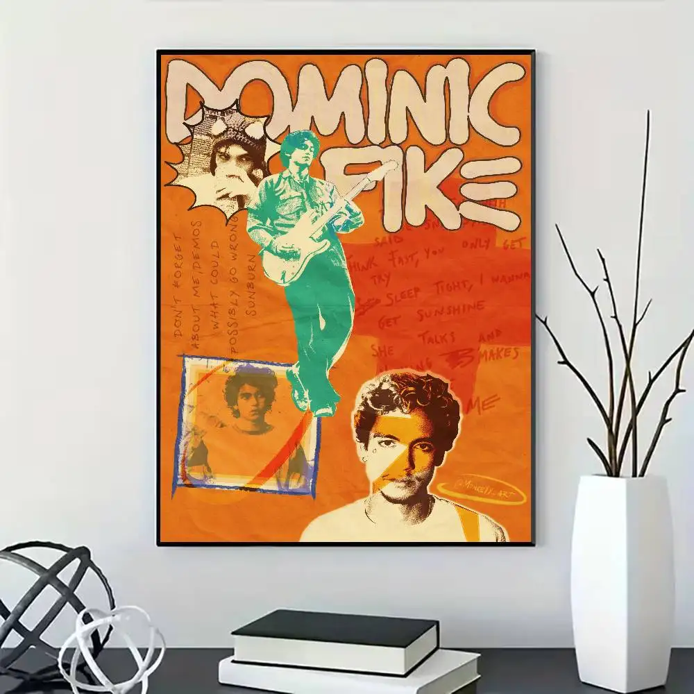 Singer Dominic Fike Poster for Living Room, Bedroom, Office, or Bar, Frameless, Indoor Use, Bedroom Wall Art.