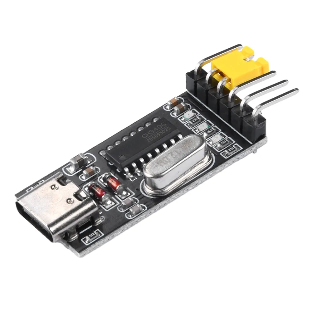 CH340 USB To TTL Serial Module TYPE C OTG Debug Download Small Converter Board