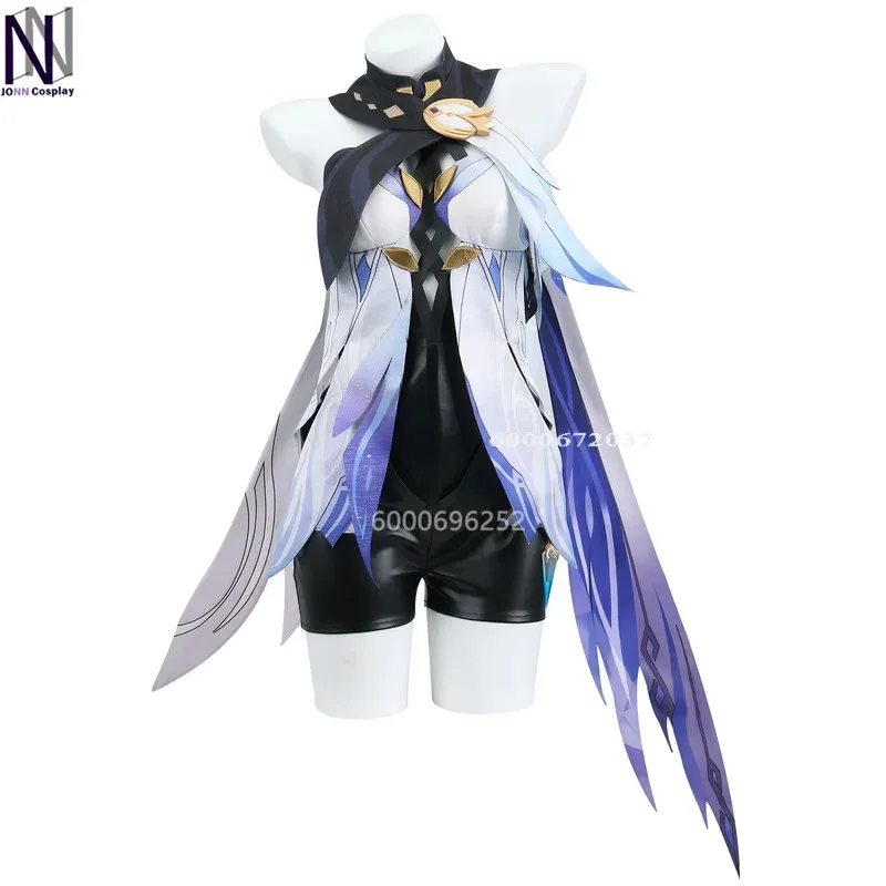 جينشين تأثير لعبة Skirk تأثيري حلي أنيمي شعر مستعار امرأة البدلة أحذية مثير دور اللعب حفلة الهالوين الزي وصول جديد