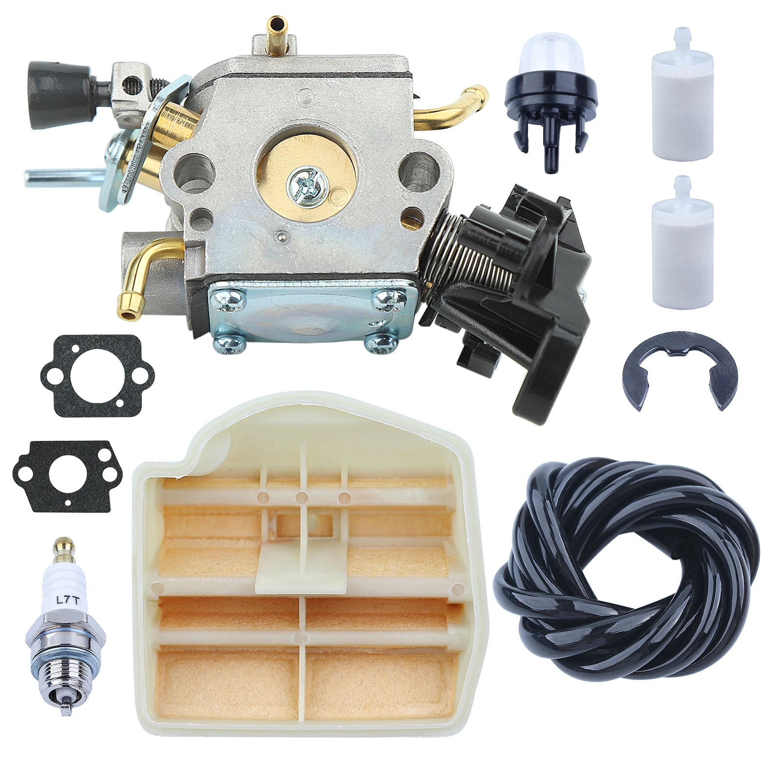 

C1M-EL37B Carburetor for Husqvarna 445 445E 450 450E Gas Chainsaw with Air Filter Tune Up Kit