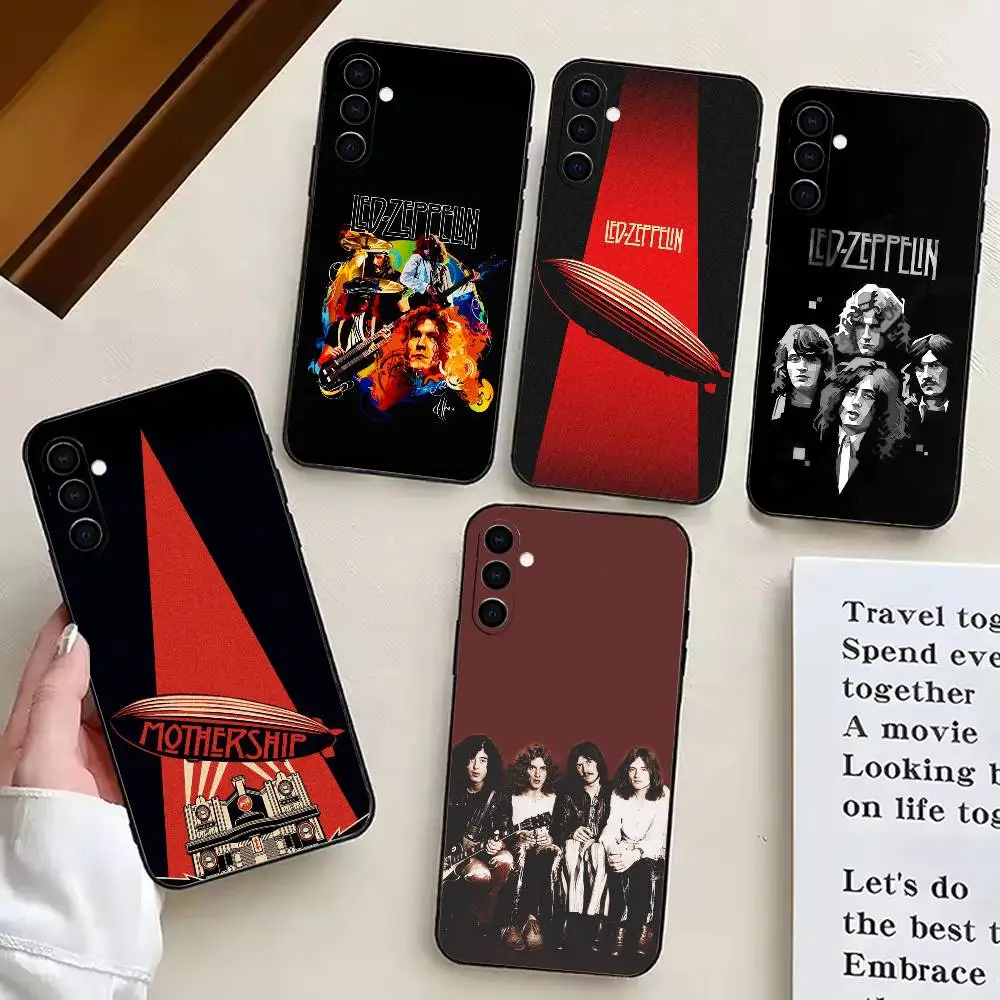 

Rock L-Led Z-Zeppelin LZ Band Phone Case For Samsung Galaxy A73,A72,A71,A70,A53,A52,A51,Soft Silicone Black Cover