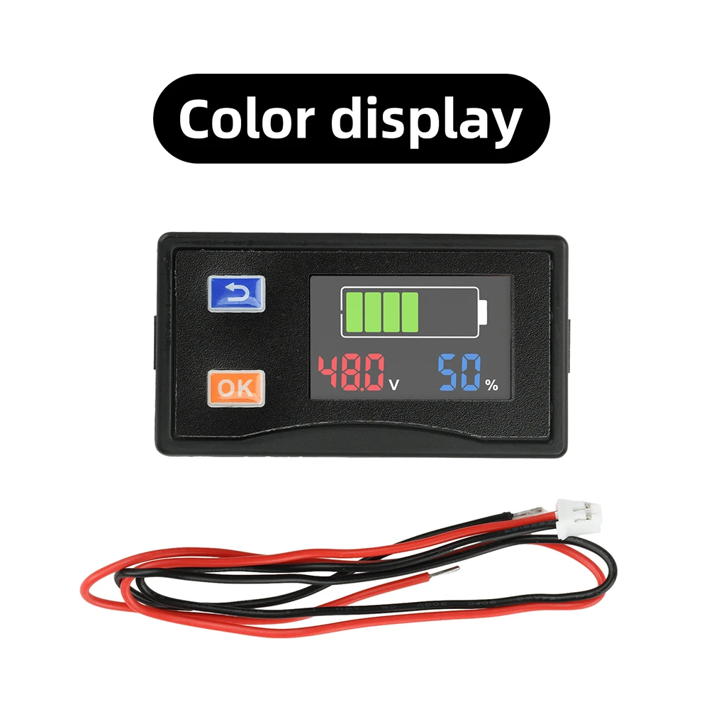 [QV61] DC 9-120V LCD Digitaler Spannungs- und Batteriestandsmesser Universeller Batteriestandsanzeiger für verschiedene Batterietypen – Detail 6