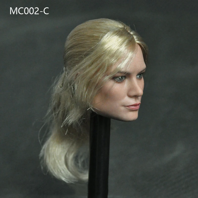 Mancotoys MC002 1/6 Kobieta-żołnierz Europejska piękność Brie Larson Rzeźba głowy Cool Blonde Girl Model głowy dla 12-calowej figurki akcji