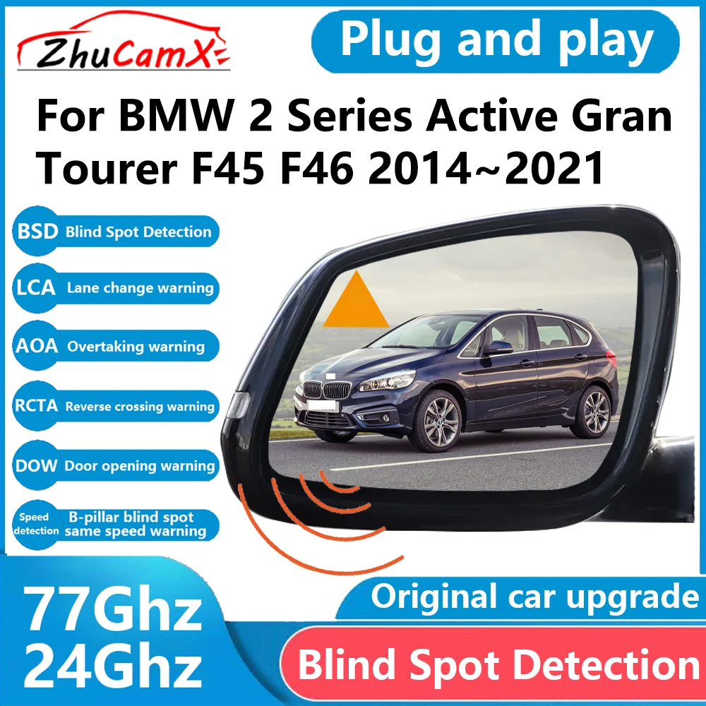 for BMW 2 Series Active Gran Tourer F45 F46 2014–2021 BSD Blind Spot Detection Sensor Radar Driving Warning System Plug and Play