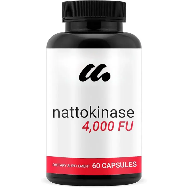 Nattokinase Supplement -4000 FU per serving, high-quality nattokinase formula, supports heart health -60 pills