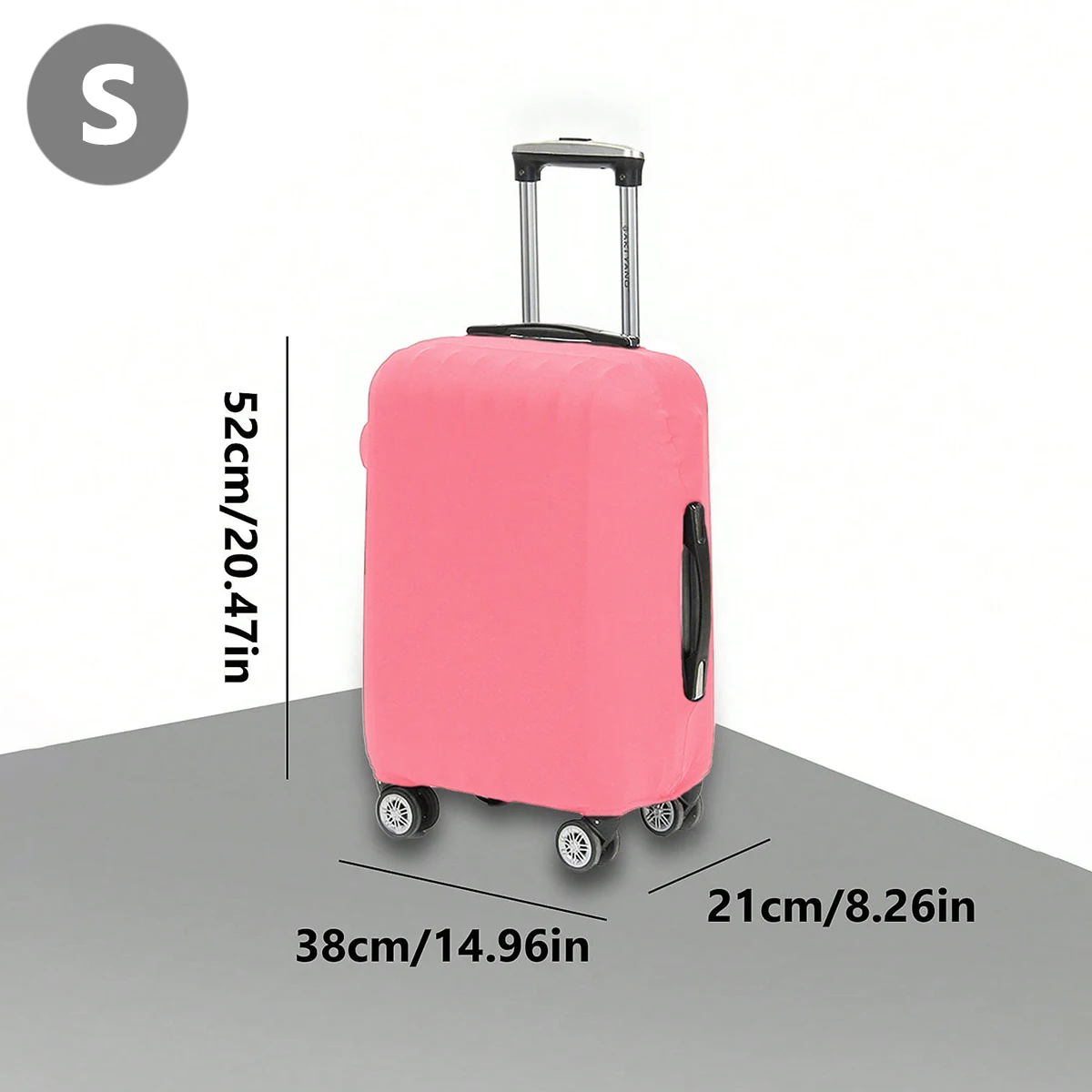 Fashion travel suitcase protective cover Luggage Protective Cover Solid Color Suitable for 18-32 Inch Suitcases.-zmt