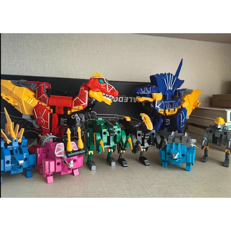 

【In Stock】3-in-1 Machine Ankylosaurus Dinosaur Model Educational Toys Splicing Children's Gift Ornaments Collection