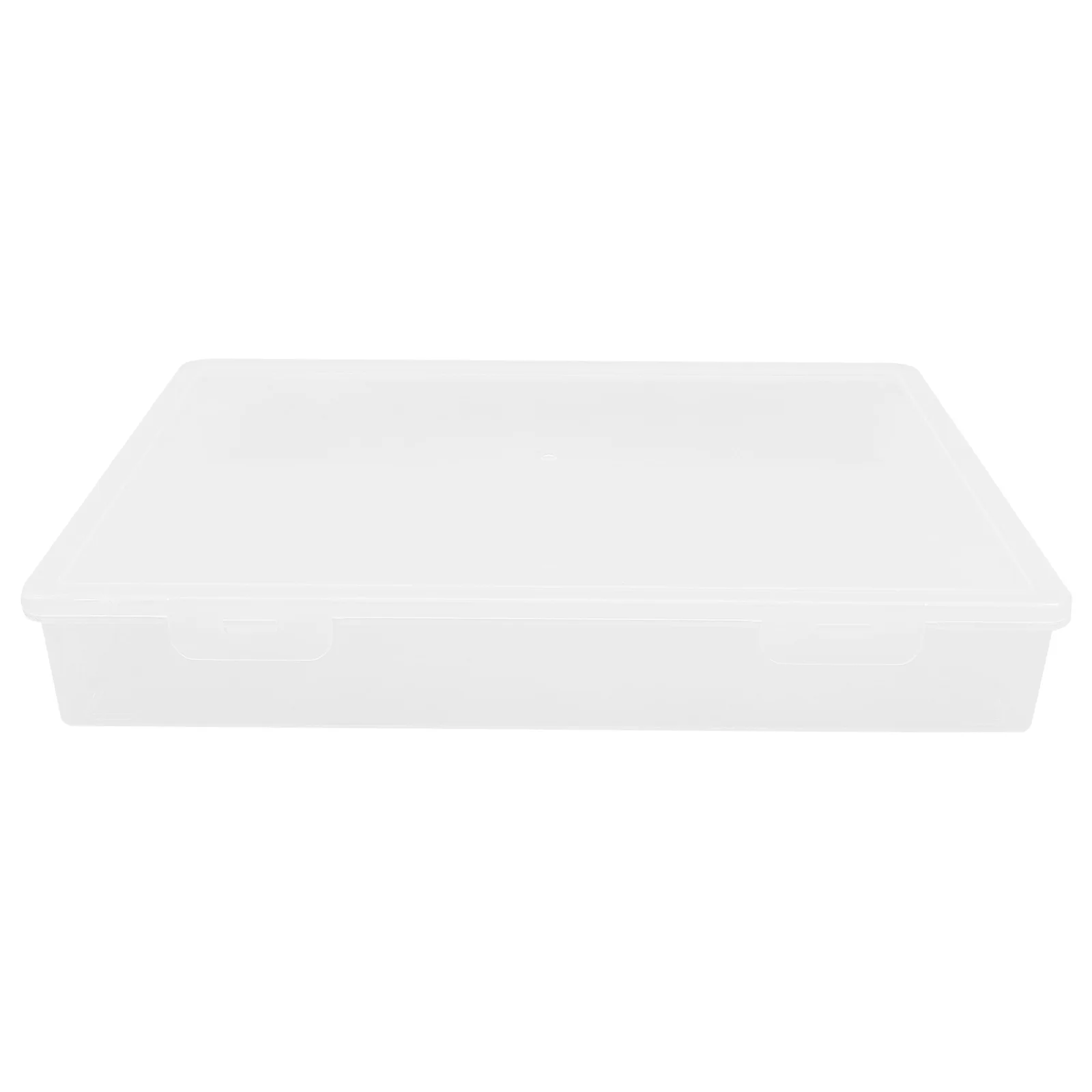 

File Storage Box Certificate Organizer Small Object Plastic Case Cards Transparent Document Holder