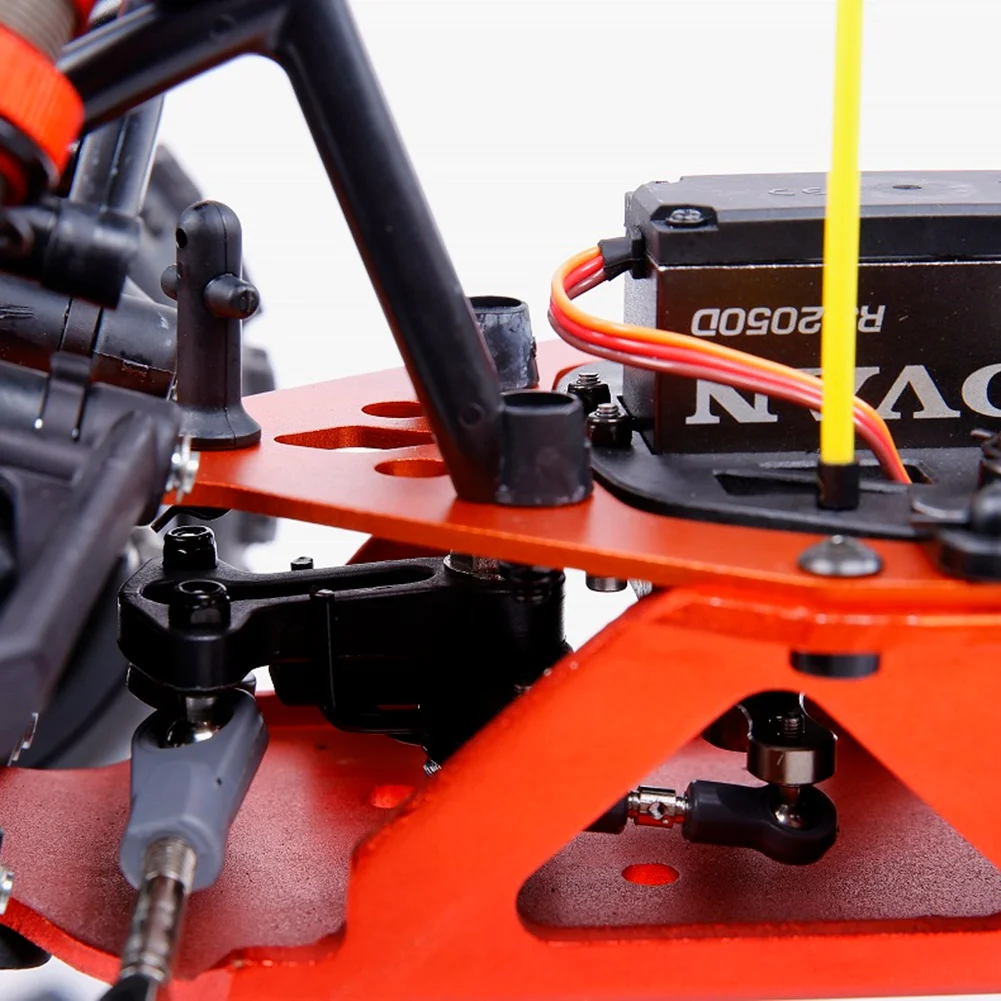 Aluminium Symmetrische Trun Symmetrische Stuurset Fit voor 1/5 HPI ROVAN KM BAJA 5B 5T 5SC King Motor