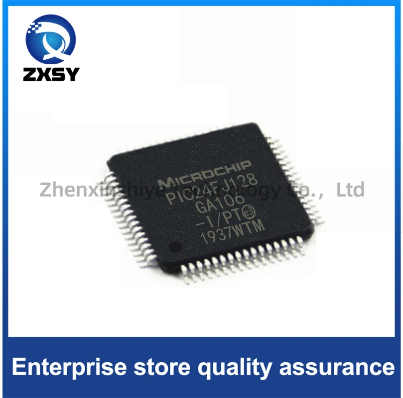Circuito integrado PIC24FJ128GA106-I/PT novo e original