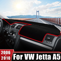 For Volkswagen VW Jetta 5 A5 MK5 2006 2007 2008 2009 2010 Car Dashboard Cover Avoid Light Mats Instrument Carpets Accessories