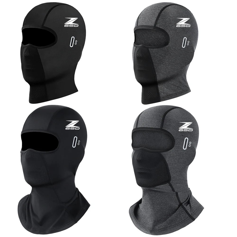 For Kawasaki Z650 Z 650 Balaclava Motorcycle Face Mask Motocross Ski Neck Full Face Mask Windproof Face Shield Men's Biker Mask