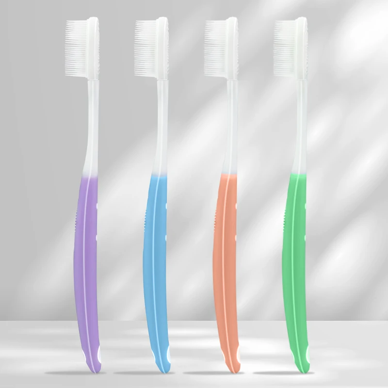 

Extra Soft Toothbrush Nano Silicone Ultra Fine Bristle Dental Brush Adult Super Soft Hair Toothbrushes Gentle For Gums