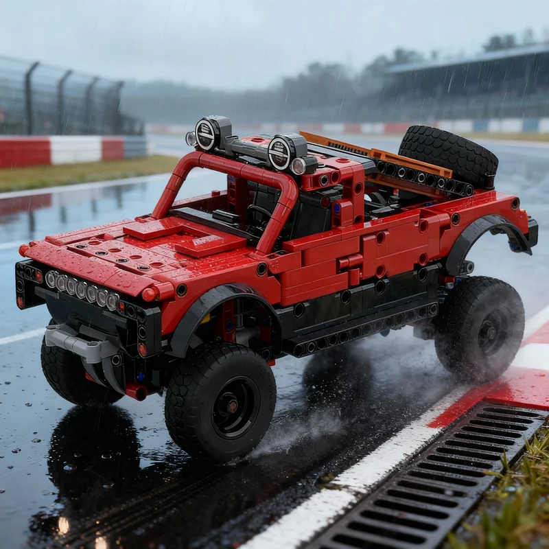 

801pcs MOC Road Truck Alt Technical Model Building Blocks Architecture DIY Creative Idea Christmas Gifts Education Toys Brick