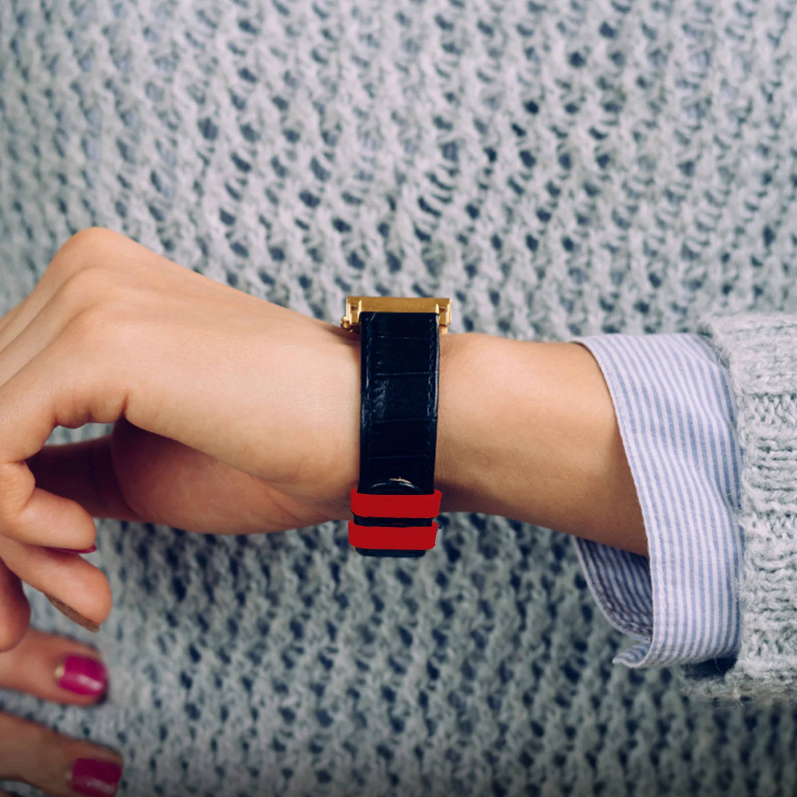 

24 шт., силиконовые кольца для ремешка для часов, застежка-застежка, сменные петли, безопасные держатели для ремешков, фиксированные кольца для браслета