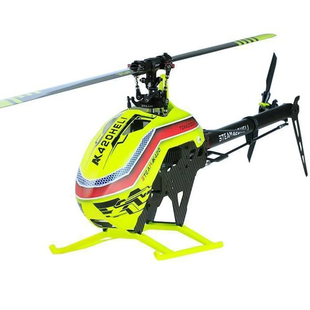 

New Yue Steam AK420 Helicopter Model 3D Remote Control Stunt Helicopter 6CH Flight Model Stunt Practice Flight Model Frame Kit